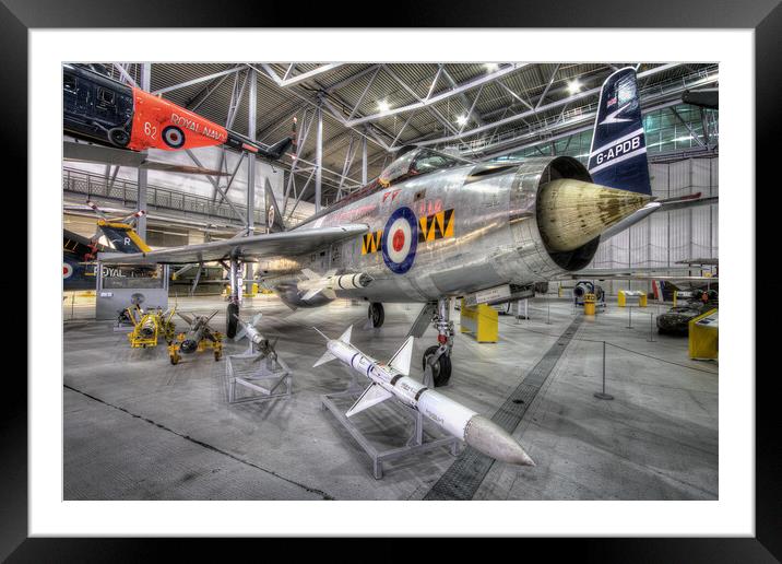 English Electric Lightning  Framed Mounted Print by Dave Urwin
