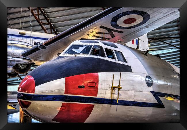 Handley Page Hastings at RAF Cosford  Framed Print by Dave Urwin