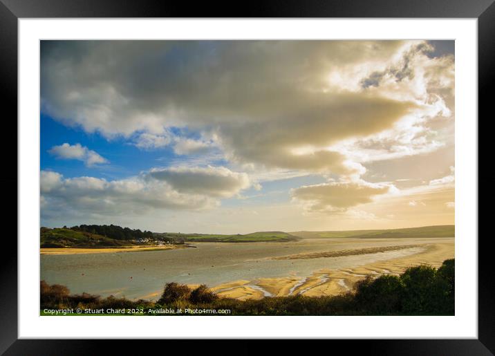 Camel Estuary Cornwall Framed Mounted Print by Travel and Pixels 