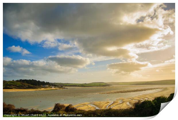 Camel Estuary Cornwall Print by Travel and Pixels 