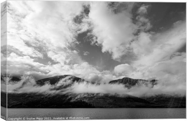 Sky cloud over Loch Ness  Canvas Print by Eszter Papp