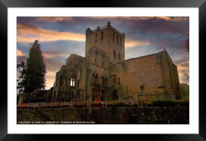 jedburgh abbey Framed Mounted Print by dale rys (LP)