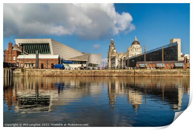 Canning Half Tide Dock Liverpool  Print by Phil Longfoot