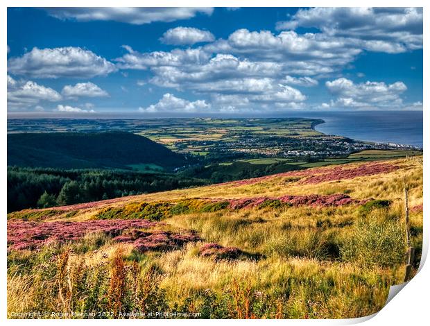 Overlooking Ramsey Isle of Man Print by Roger Mechan