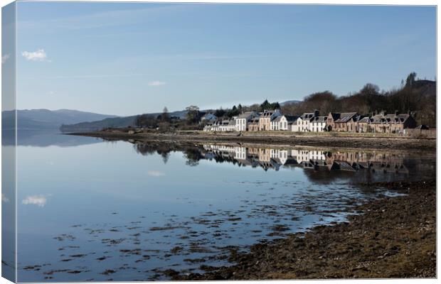A picture of loch Fyne  Canvas Print by christian maltby