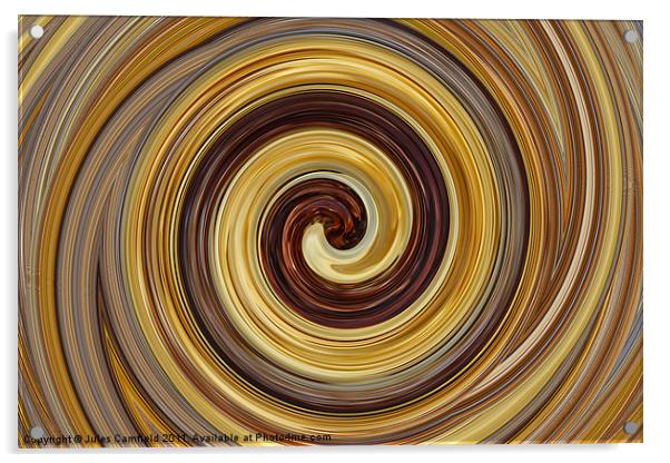 Seaweed Swirl Acrylic by Jules Camfield