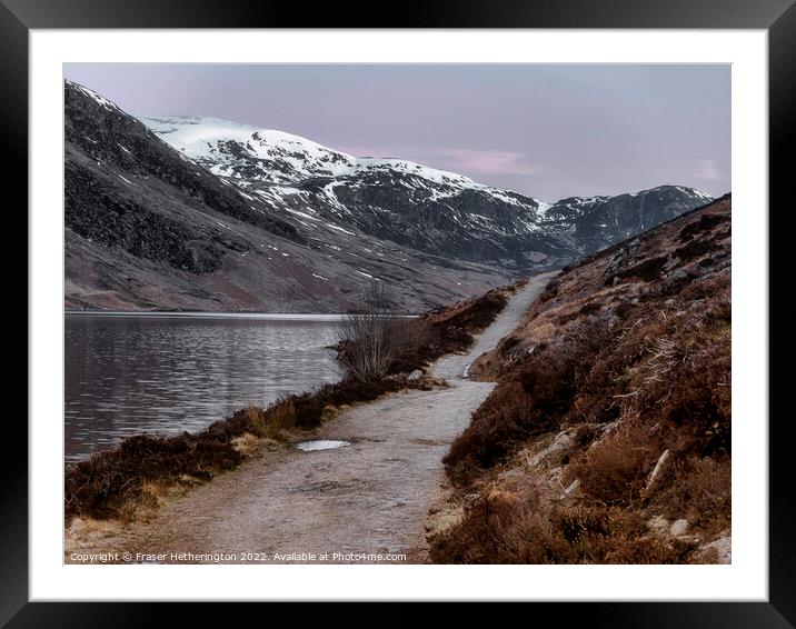 Loch Turret Path Framed Mounted Print by Fraser Hetherington