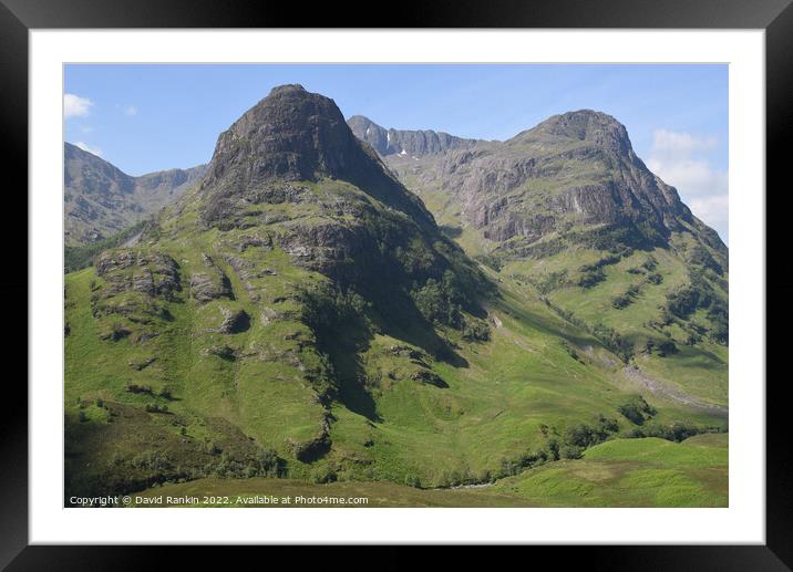Glencoe in the Highlands of Scotland  Framed Mounted Print by Photogold Prints