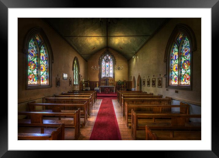 Harvington Church Framed Mounted Print by Dave Urwin