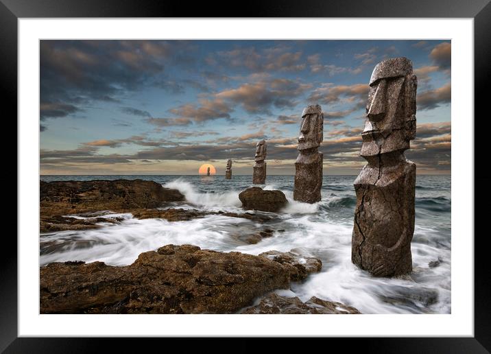 Sentinels Framed Mounted Print by Dave Urwin