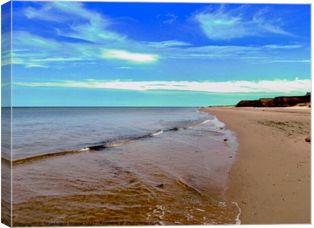 Incoming Tide Canvas Print by Stephanie Moore