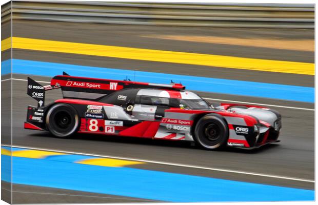 Audi R18 Sports Motor Car Canvas Print by Andy Evans Photos