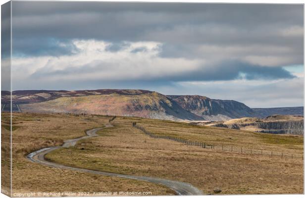 Cronkley Scar from Holwick Fell, Teesdale Canvas Print by Richard Laidler