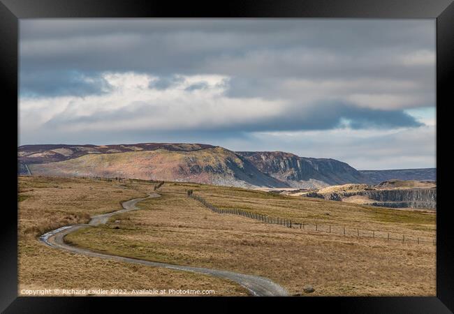 Cronkley Scar from Holwick Fell, Teesdale Framed Print by Richard Laidler