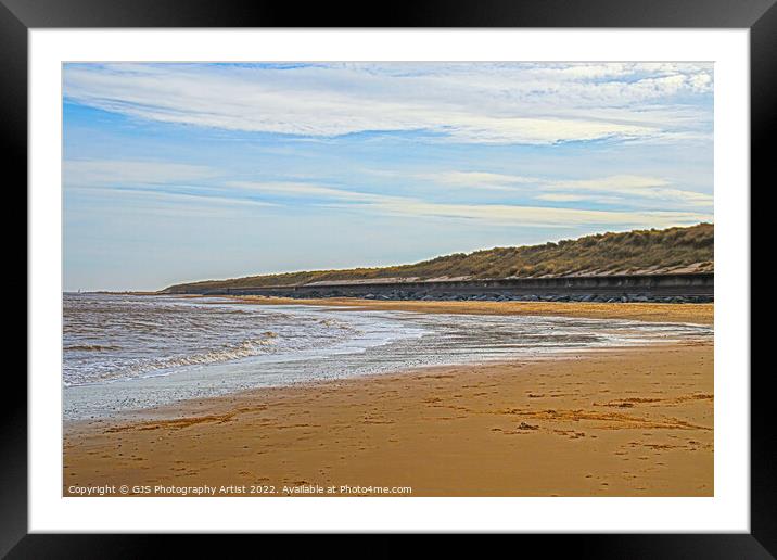 Tide Moving Up Framed Mounted Print by GJS Photography Artist
