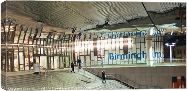 Birmingham New Street Station Canvas Print by Travel and Pixels 