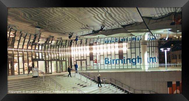 Birmingham New Street Station Framed Print by Stuart Chard