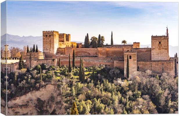 Alhambra Granada Canvas Print by peter schickert