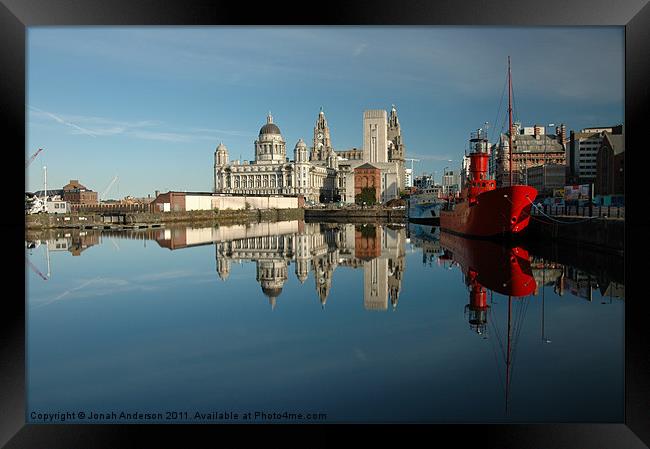 Liverpool Luminations Framed Print by Jonah Anderson Photography