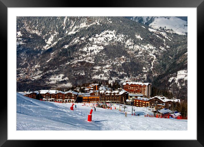 Courchevel Moriond 1650 3 Valleys French Alps France Framed Mounted Print by Andy Evans Photos