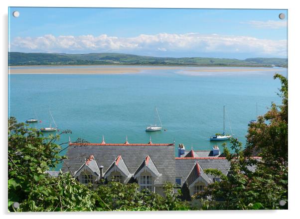 View Across The Dovey Estuary  Acrylic by Dave Urwin