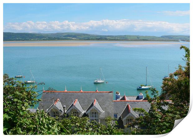 View Across The Dovey Estuary  Print by Dave Urwin