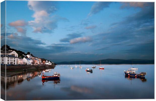 Twilight On The Dovey Estuary  Canvas Print by Dave Urwin