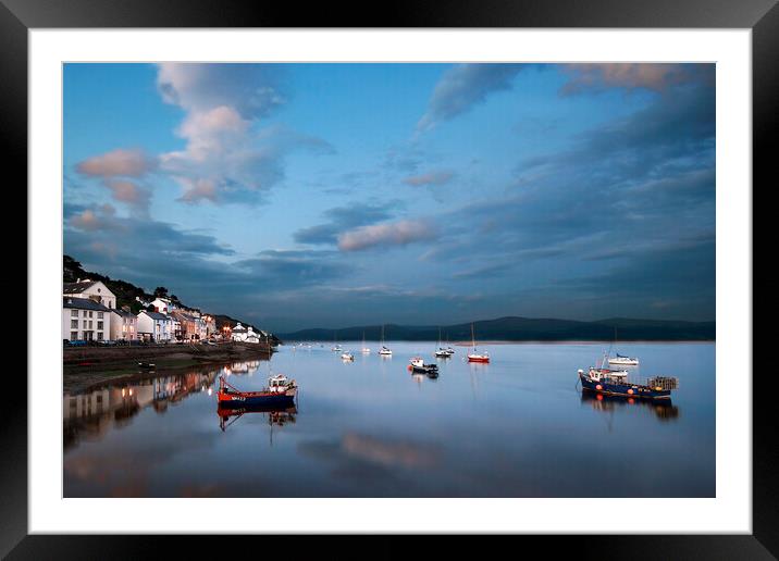 Twilight On The Dovey Estuary  Framed Mounted Print by Dave Urwin