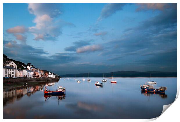 Twilight On The Dovey Estuary  Print by Dave Urwin