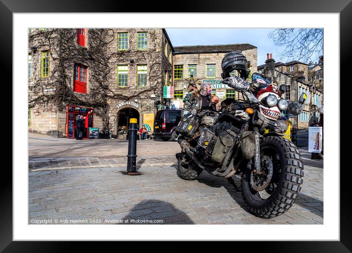 Hebden RatBike  Framed Mounted Print by Rob Hawkins