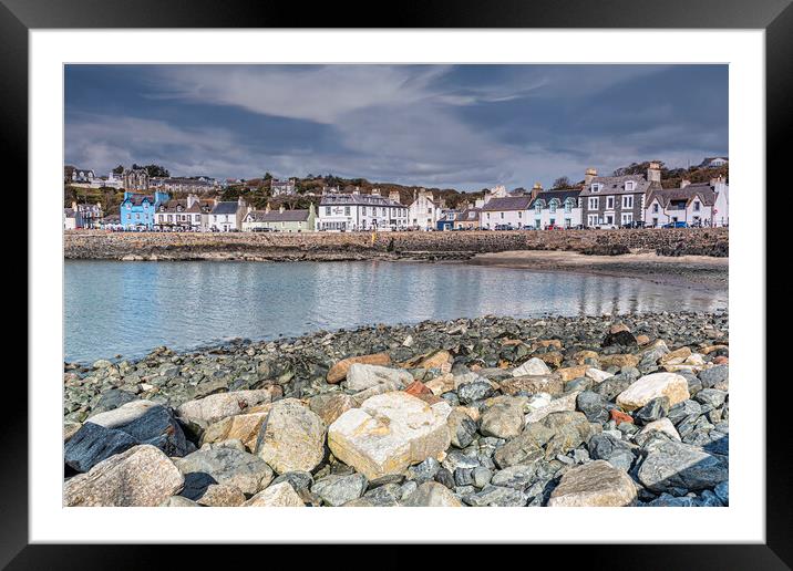 Bay of Portpatrick Framed Mounted Print by Valerie Paterson