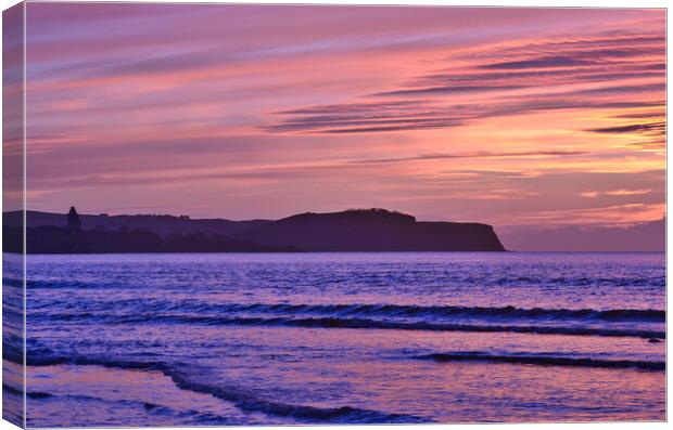 Ayrshire coastal colours Canvas Print by Allan Durward Photography