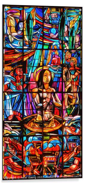 Saint John the Apostle  Acrylic by Peter Gaeng