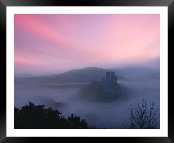 Pastels at Dawn Framed Mounted Print by David Neighbour