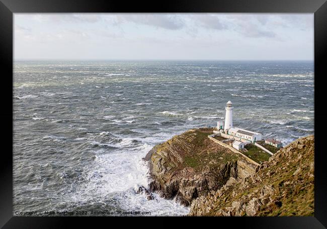 Light house Framed Print by Mike Hughes