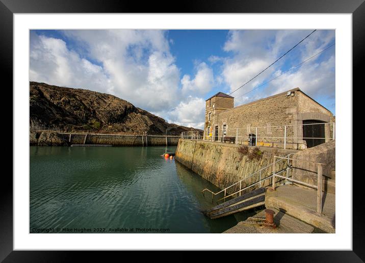 Amlwch harbour  Framed Mounted Print by Mike Hughes