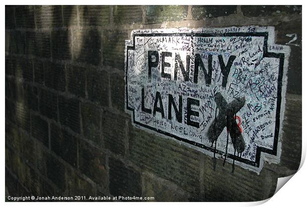Penny Lane Ponderances Print by Jonah Anderson Photography