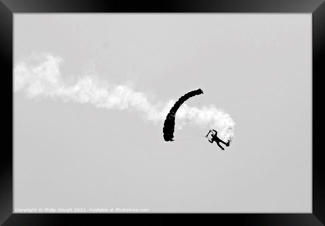 FLYING IN THE SKY Framed Print by Philip Gough