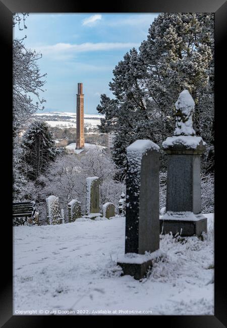 Balgay Cemetery Dundee Framed Print by Craig Doogan