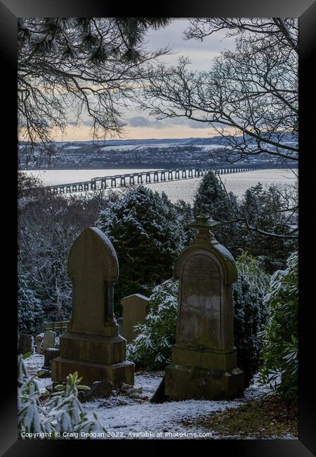 Balgay Cemetery Dundee Framed Print by Craig Doogan