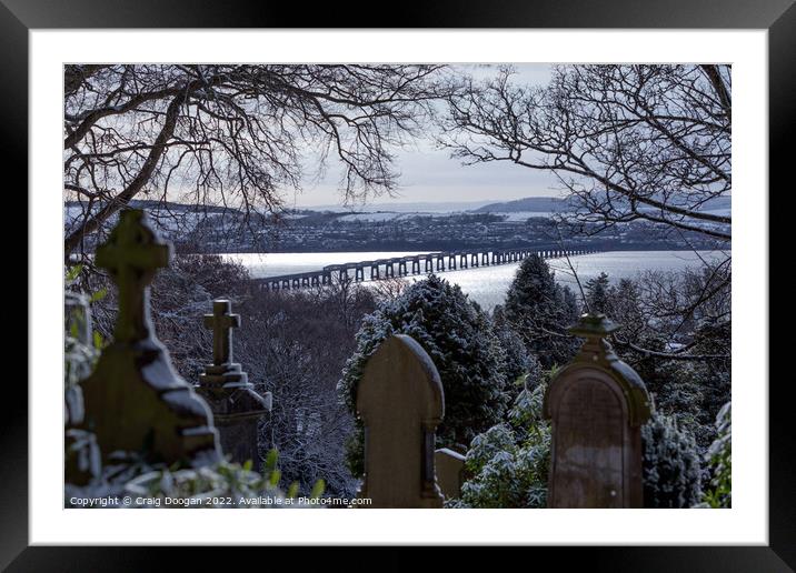 Balgay Cemetery Dundee Framed Mounted Print by Craig Doogan