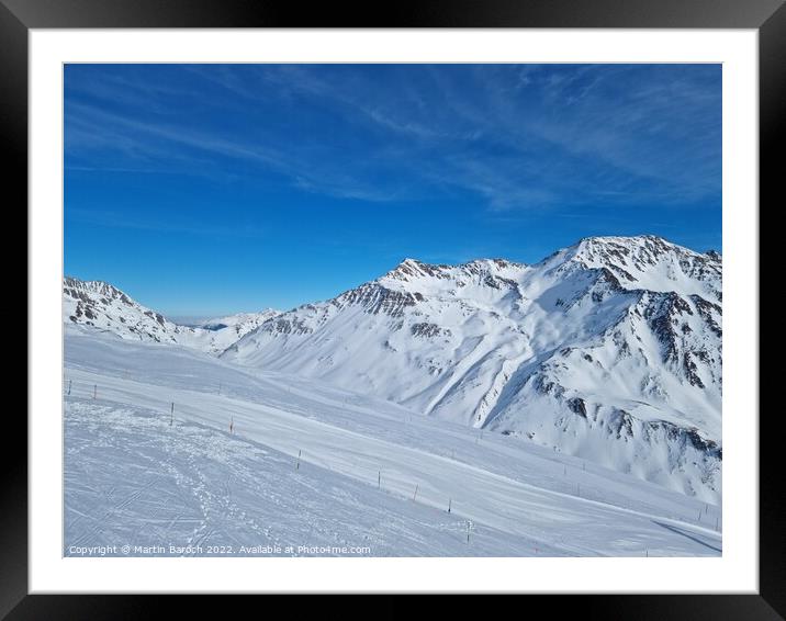 Swiss Alpine panorama Framed Mounted Print by Martin Baroch