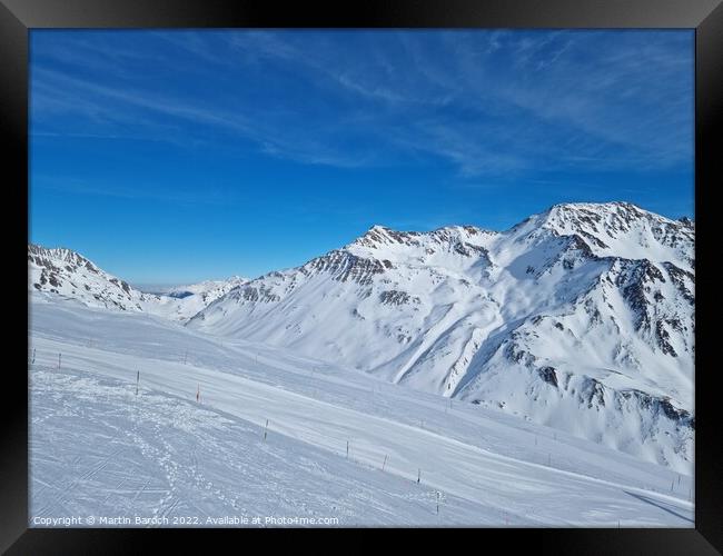 Swiss Alpine panorama Framed Print by Martin Baroch