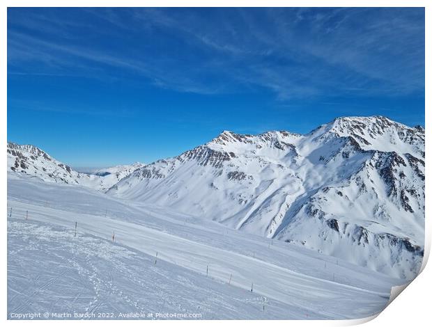 Swiss Alpine panorama Print by Martin Baroch