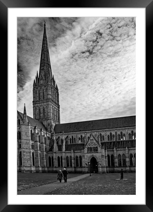 The UK's Tallest Spire  Framed Mounted Print by Joyce Storey