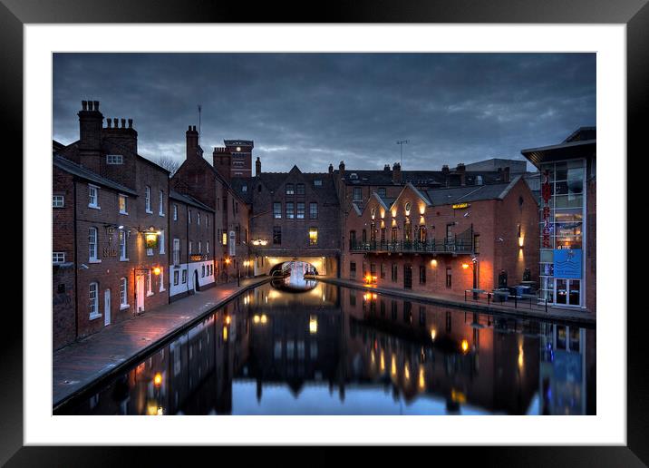 Gas Street Basin Framed Mounted Print by Dave Urwin