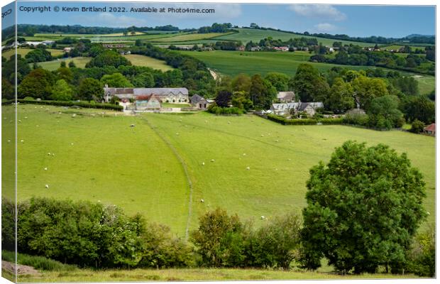 Dorset countryside Canvas Print by Kevin Britland