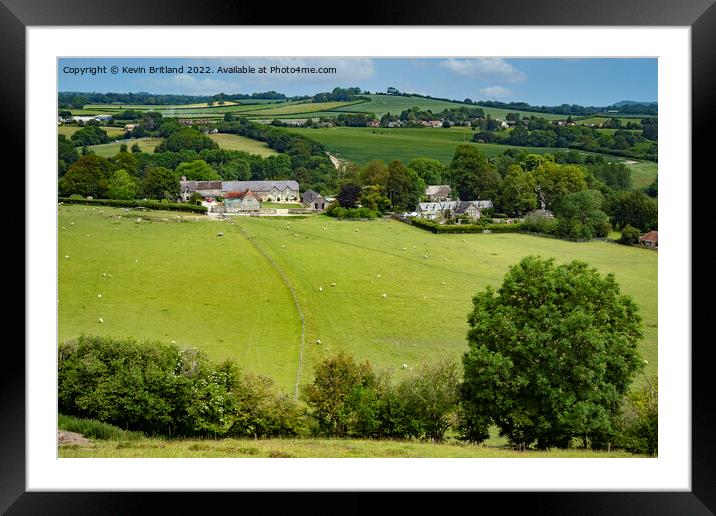 Dorset countryside Framed Mounted Print by Kevin Britland