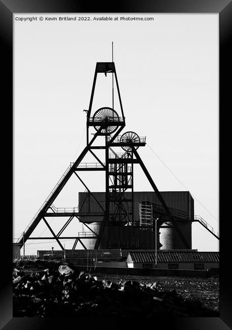 Old cornish tin mine Framed Print by Kevin Britland