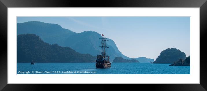 Tall Sailing Ship Framed Mounted Print by Travel and Pixels 